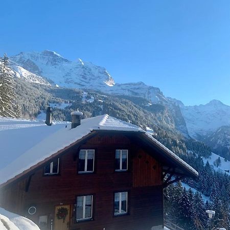 Chalet Argovia Wengen Esterno foto