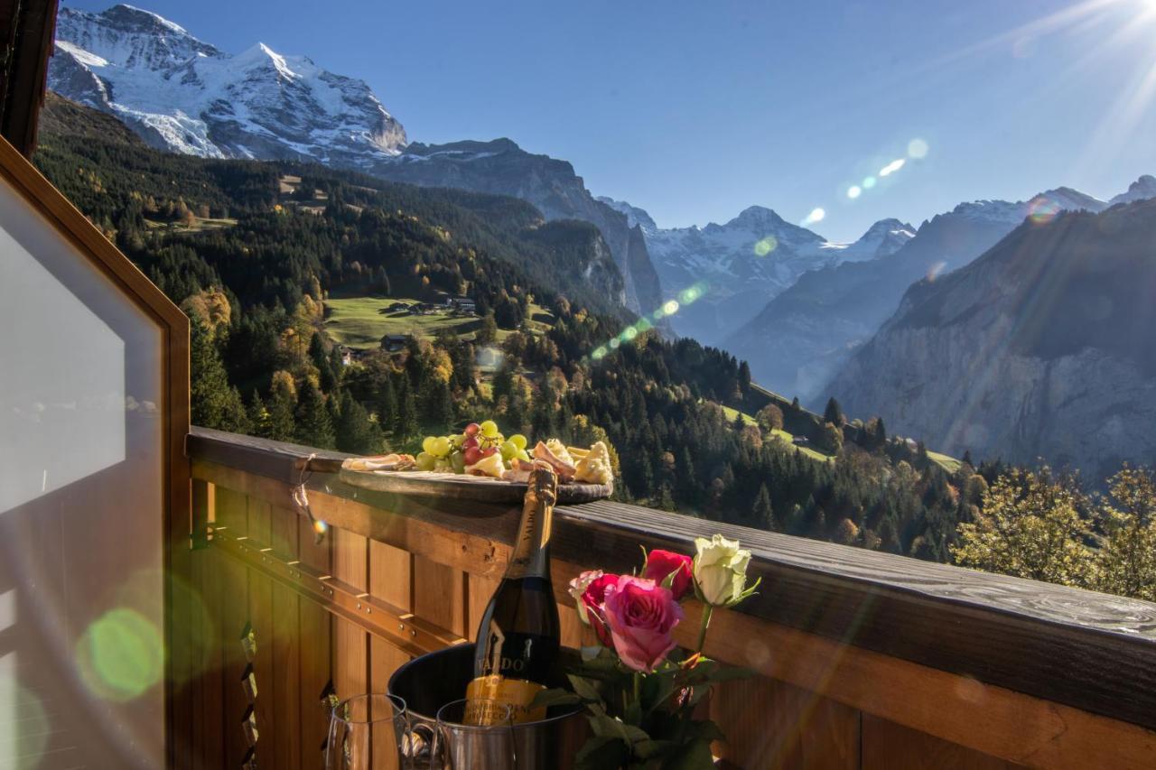 Chalet Argovia Wengen Esterno foto